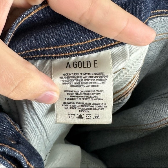 Agolde Phase Dark Wash Roxanne Super High Rise Skinny Jeans Size 26 - Picture 6 of 7